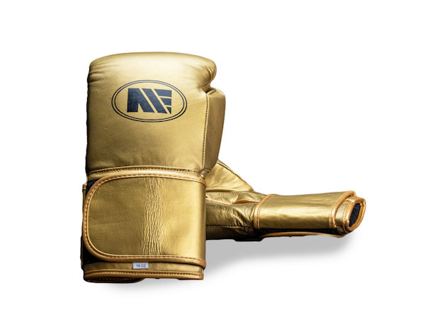 Main Event SSR 5000 Super Spar Boxing Gloves Velcro Gold